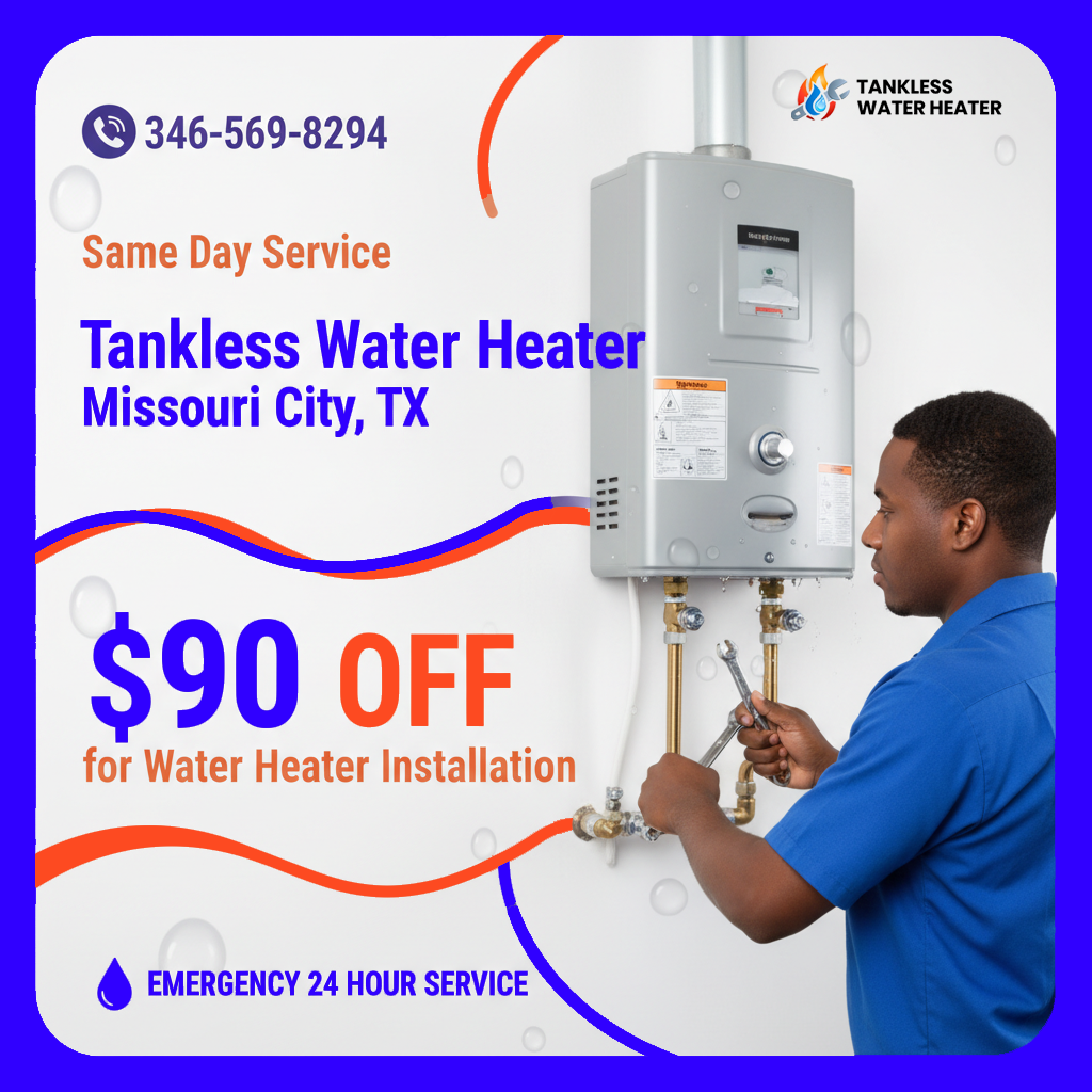 install heater League City TX